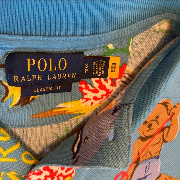 Polo Ralph Lauren Men's Classic-Fit Polo Bear Mesh Polo Shirt Small - Picture 4 of 5